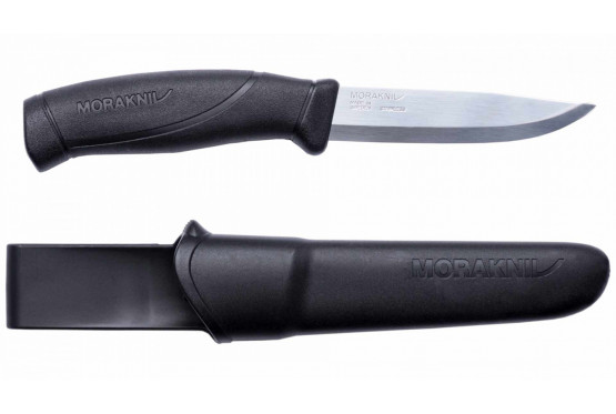 Couteau Companion black - Mora stainless.