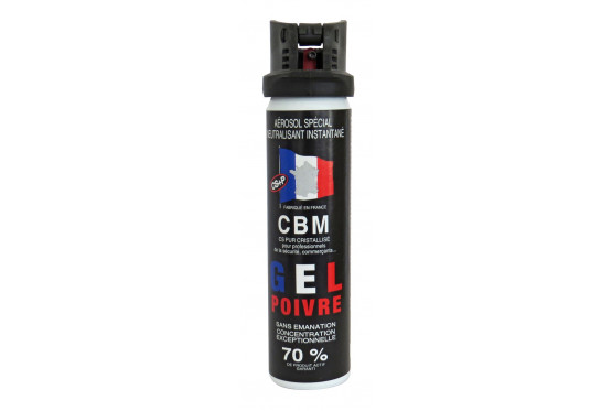 CBM Gel Poivre - Bombe Lacrymogène 75 ml