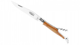 Couteau pliant Laguiole - manche en bois 12cm.