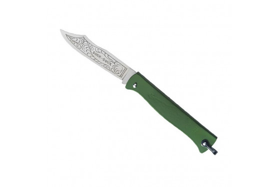 Couteau Douk Douk vert 11cm.