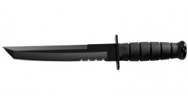 Poignard Ka-Bar type 1245 avec lame tanto noir mat