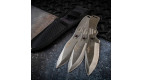 Ensemble de 3 couteau de lancer Perfect Point Chrome spider