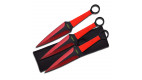 Set 3 Kunaï Rouge Perfect Point édition 16Ccm.