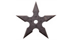 Etoile de ninja à 5 branches finition stone washed avec étui