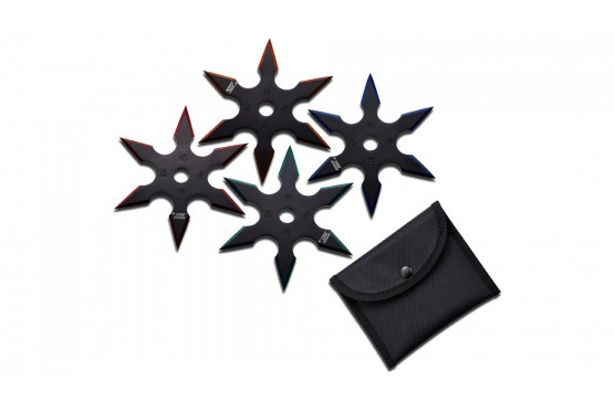 Shuriken ninja jeu de 4 etoiles de lancer Perfect Point