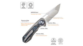 Couteau Remette ASTP1 Saker Falcon bleu