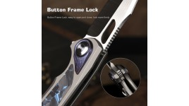 Couteau Remette ASTP1 Saker Falcon bleu