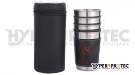 Jeu de 4 gobelets inox...