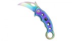 Couteau Karambit Full Metal Rainbow 42507.