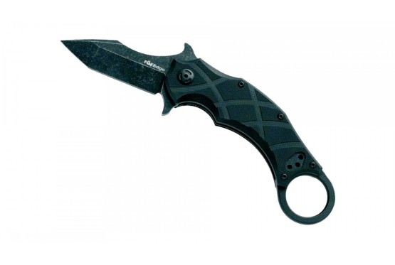 Couteau pliant Karambit Fox Edge The Claw noir.