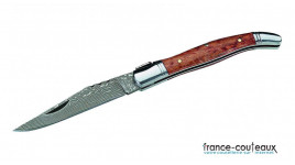 Couteau laguiole à lame damas
