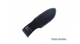 Couteau de chasse Muela Viper noir avec étui cuir noir