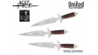 Set de 3 couteaux de lancer Kit Rae - Black Jet