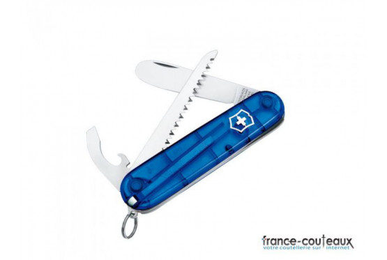 Couteau Suisse "My First Victorinox" bleu - 10 outils