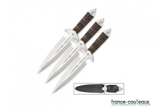 Set de 3 couteaux de lancer Kit Rae - Black Jet kit
